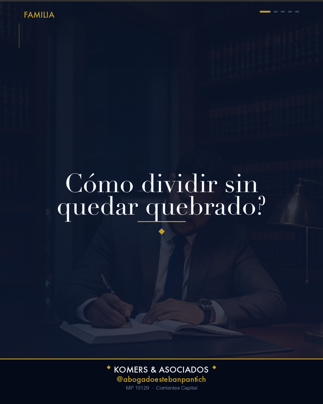 Divorcio Vincular y Liquidación de Bienes en Clorinda - slide 1