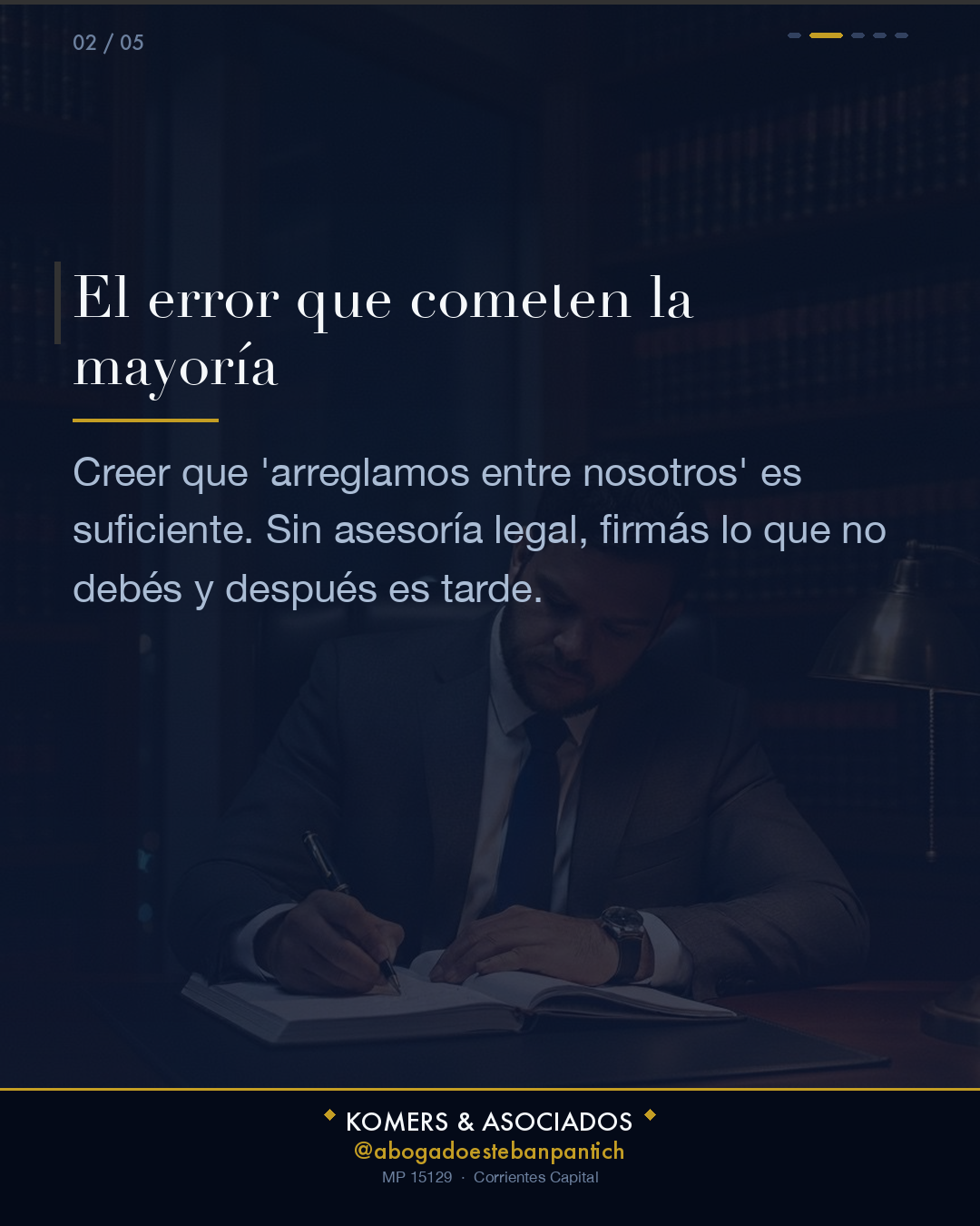 Divorcio Vincular y Liquidación de Bienes en Clorinda - slide 2