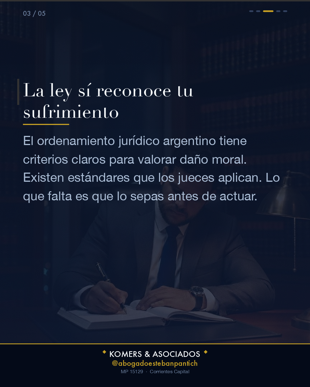 Daño Moral: Cuantificación en Civil | Abogado Clorinda - slide 3