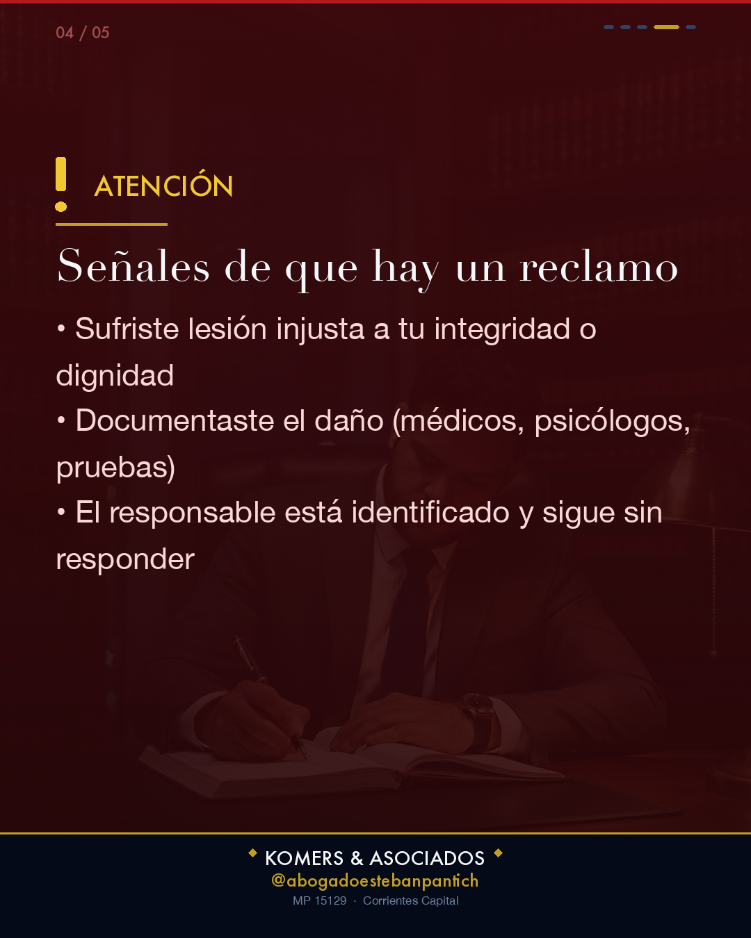 Daño Moral: Cuantificación en Civil | Abogado Clorinda - slide 4