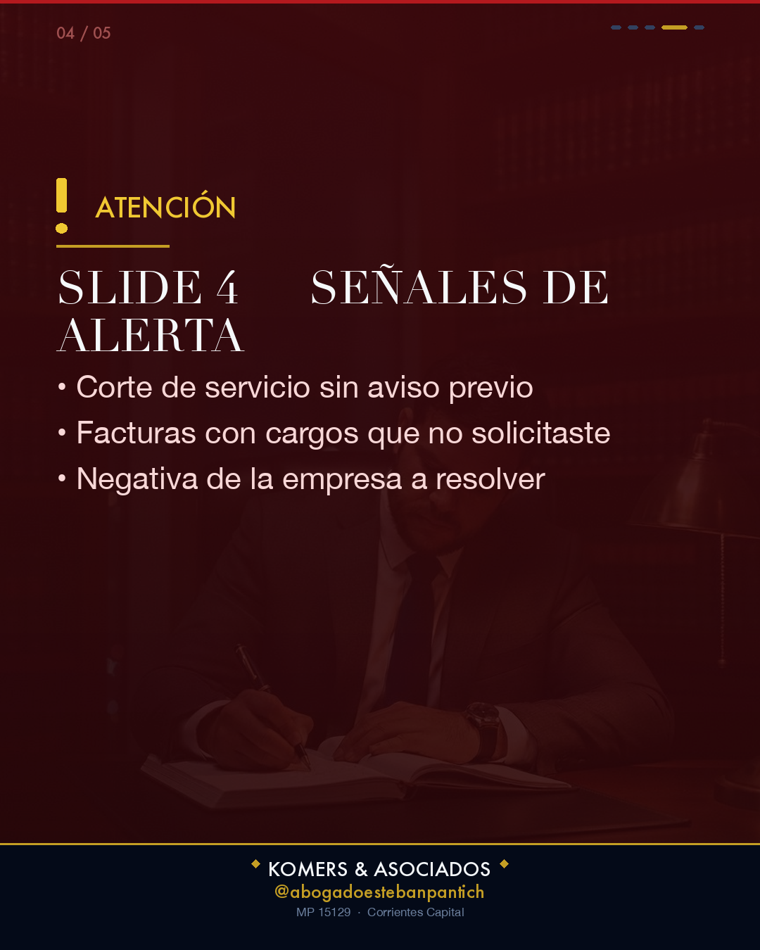 Reclamos contra Telecomunicaciones en Corrientes - slide 4