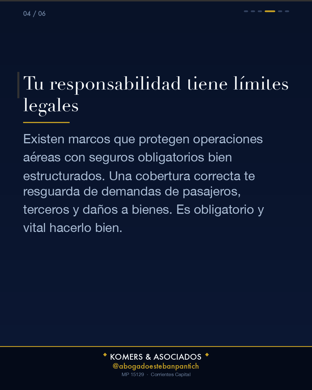 Responsabilidad Civil Institucional en Operaciones Aéreas - slide 4