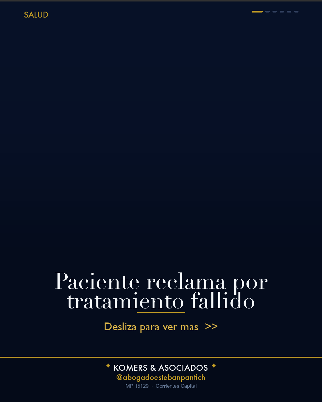 Prevención de Demandas por Mala Praxis en Clorinda - slide 1