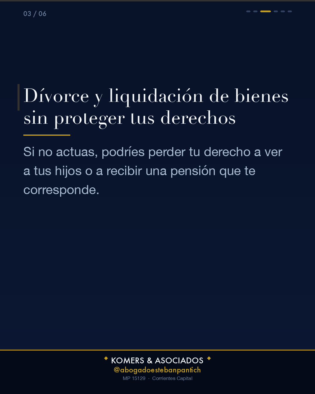 divorcio vincular liquidacion de bienes y pension compensatoria - slide 3