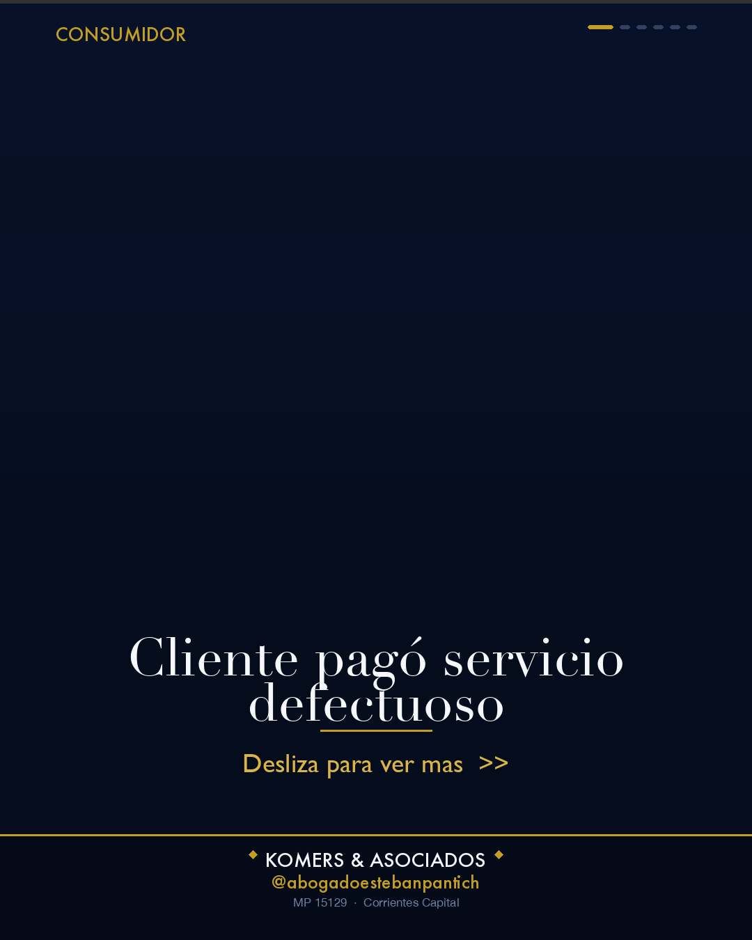 danos punitivos y responsabilidad del prestador de servicios - slide 1