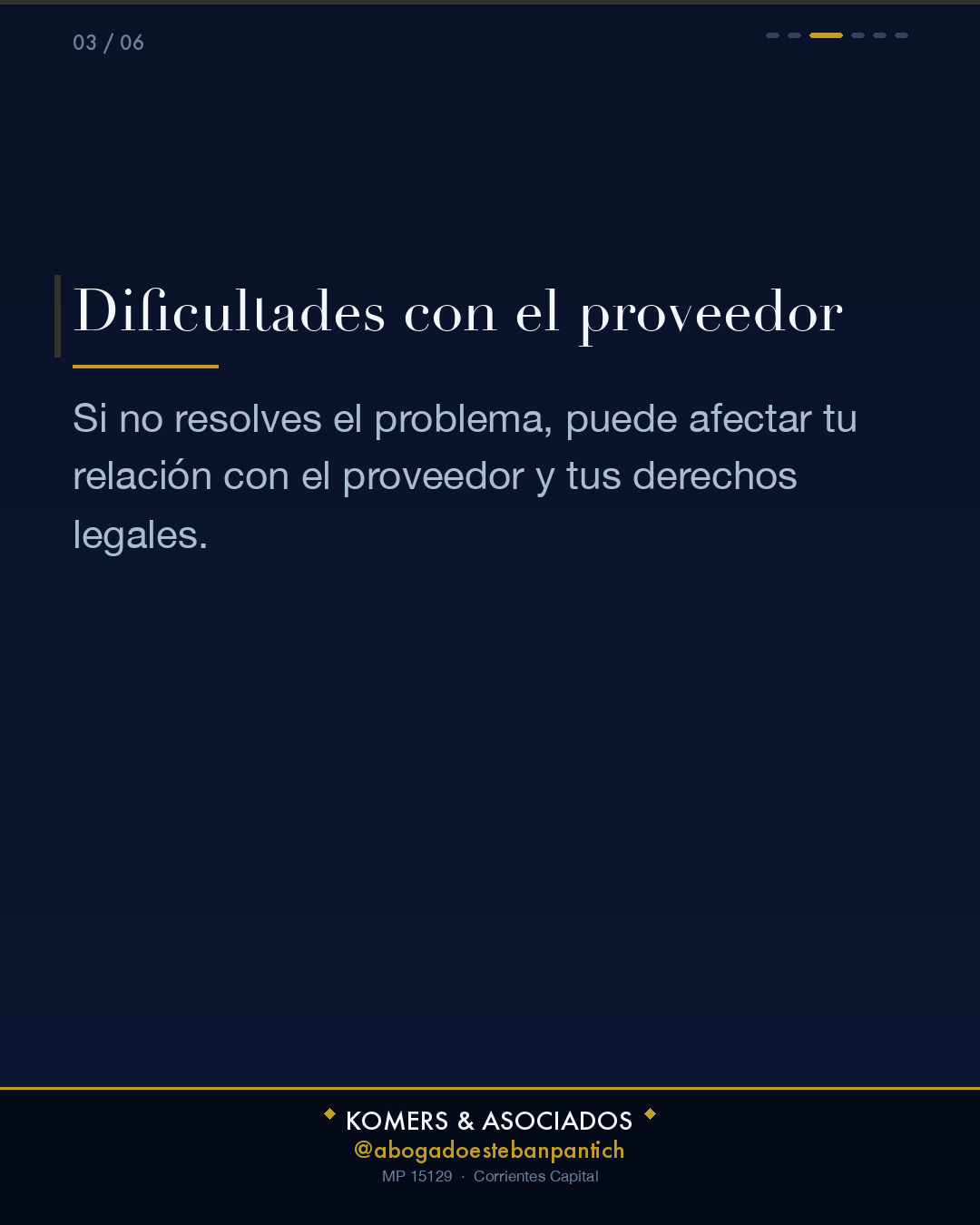 danos punitivos y responsabilidad del prestador de servicios - slide 3