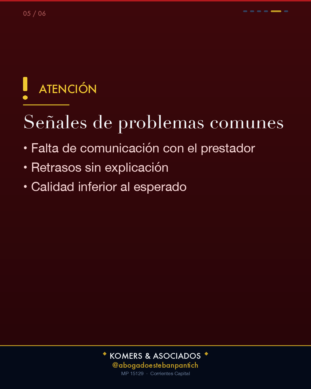 danos punitivos y responsabilidad del prestador de servicios - slide 5